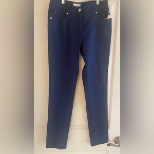 Classic Blue Women's snake print pants